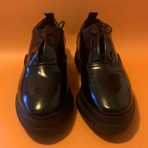 Zara Black Platform Shoes Woman Unisex